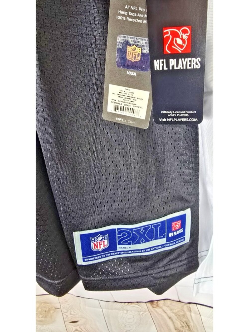 Cincinnati Bengals - Men's NFL Pro Line Blank Football Jersey 2XL NEW w/ Tags - Picture 4 of 4